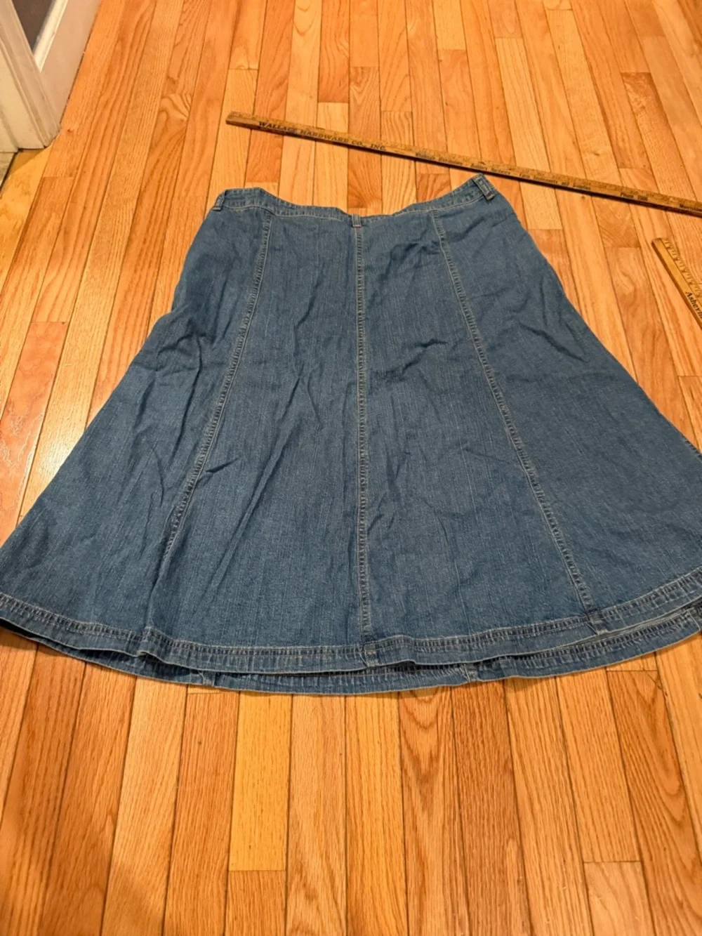 Jones New York Blue A-Line Denim Skirt